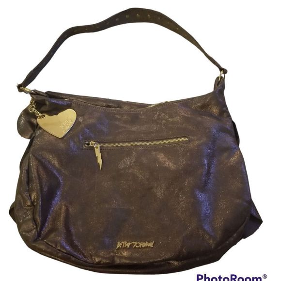 Betsey Johnson Shimmering Shoulder Bag - Picture 1 of 7